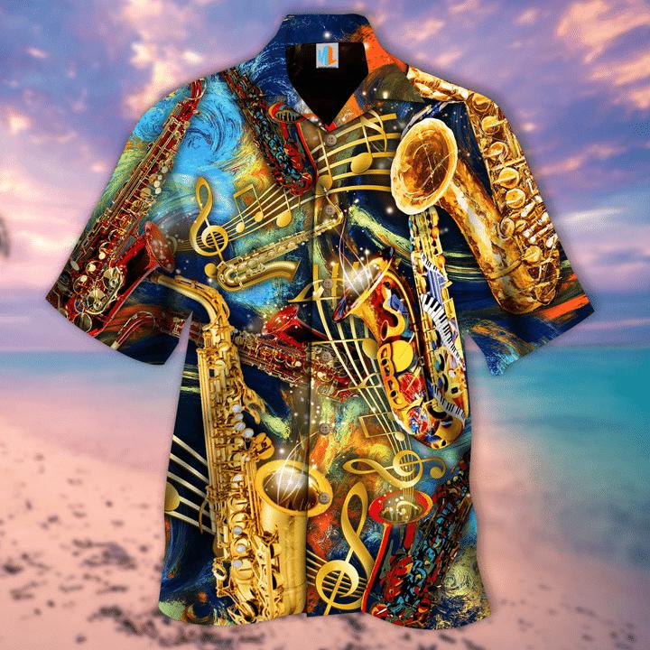 Saxophone Melody Hawaii Shirt For Men Women Adult Ha109885