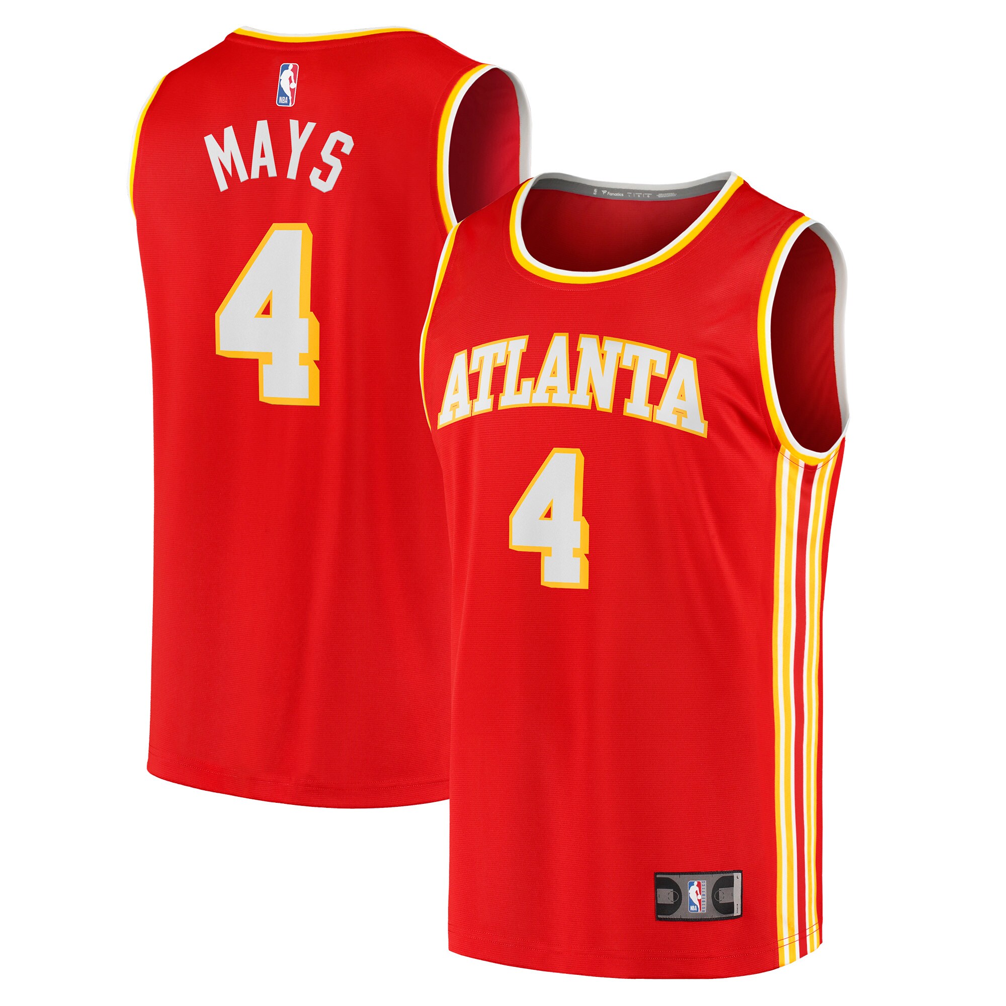 Skylar Mays Atlanta Hawks Youth 2021/22 Fast Break Jersey – Icon Edition – Red