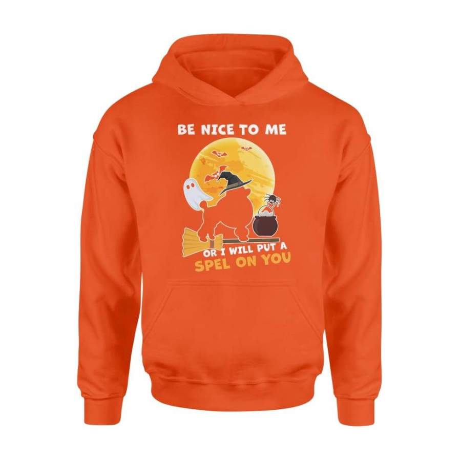 Be Nice To Me Or I Will Spell On You Poodle Halloween Costume Gift Shirt – Standard Hoodie