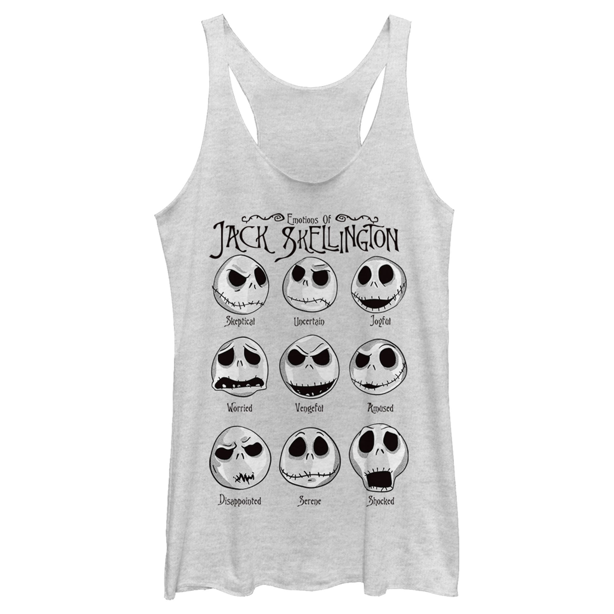 Women’S The Nightmare Before Christmas Emotional Jack Racerback Tank Top