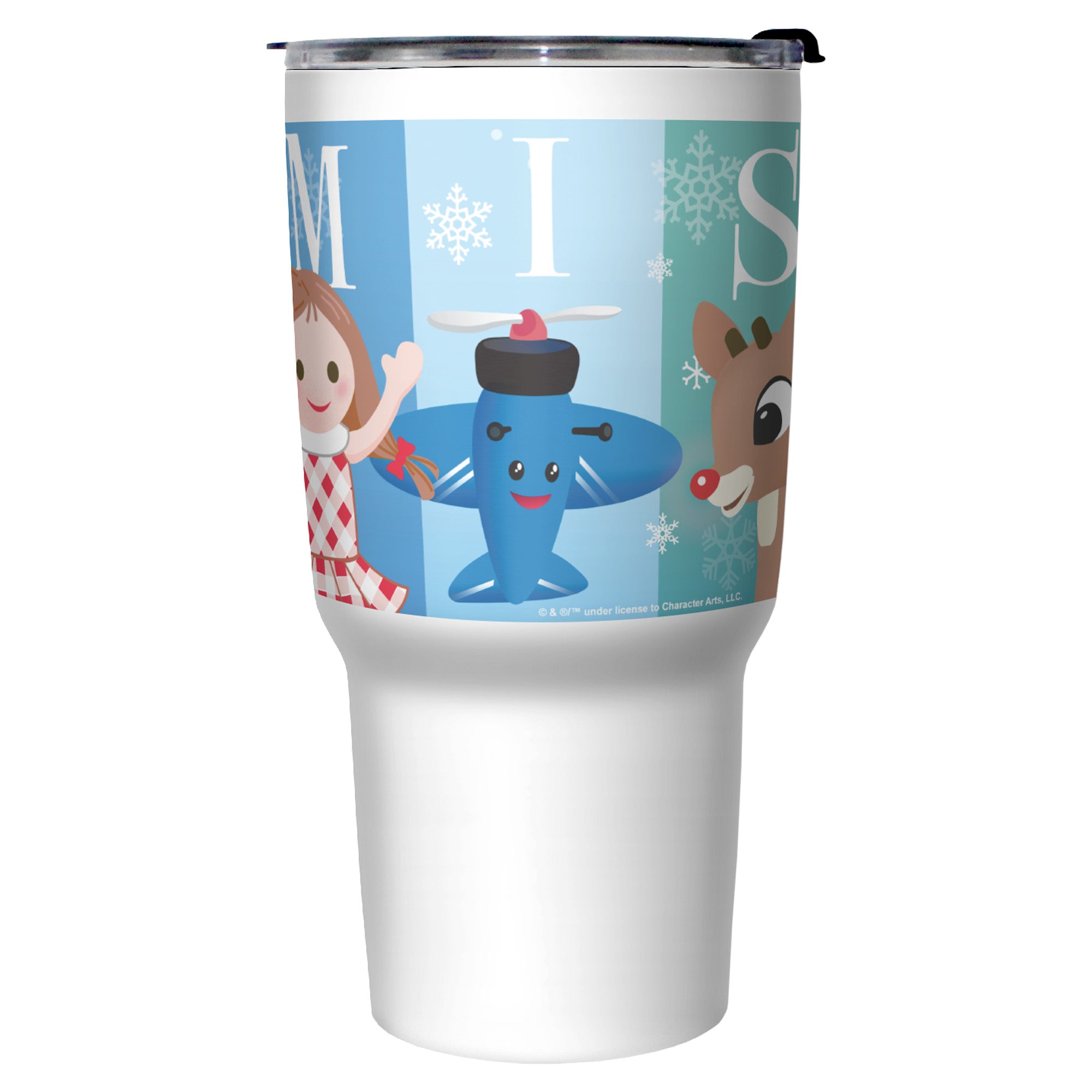 Rudolph The Red-Nosed Reindeer Misfit Group Stainless Steel Tumbler With Lid