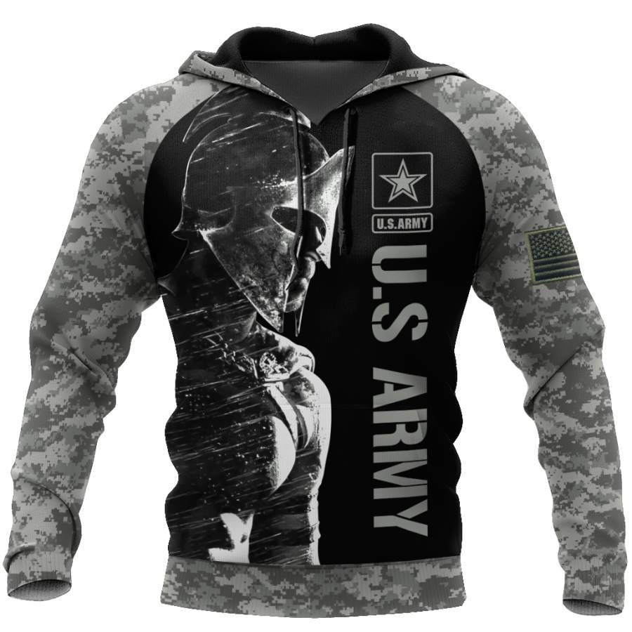 Spartan Soldier US Army 3D All Over Printed Hoodie Shirt For Men and Women HAC090903