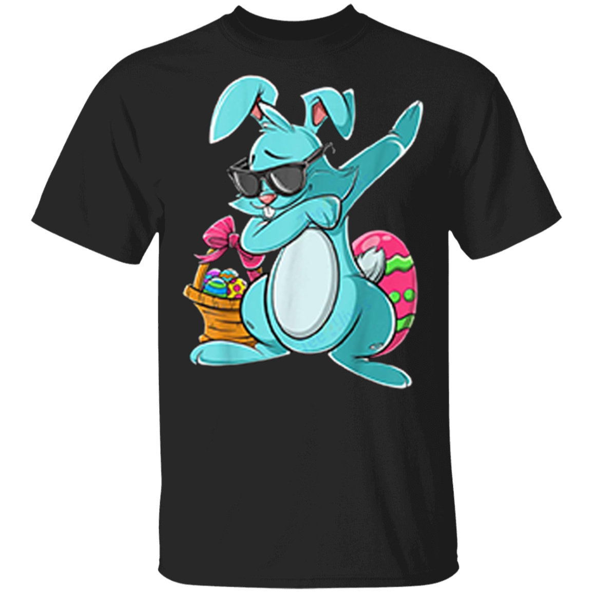 Bunny Dabbing Egg Cute Easter Shirt Cool Funny Boys Easter Shirt Gift For Son