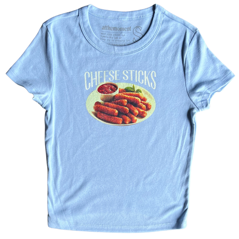 Cheese Sticks Women   s Baby Rib Ladies Tee Shirt Outfit  For Men  For Women