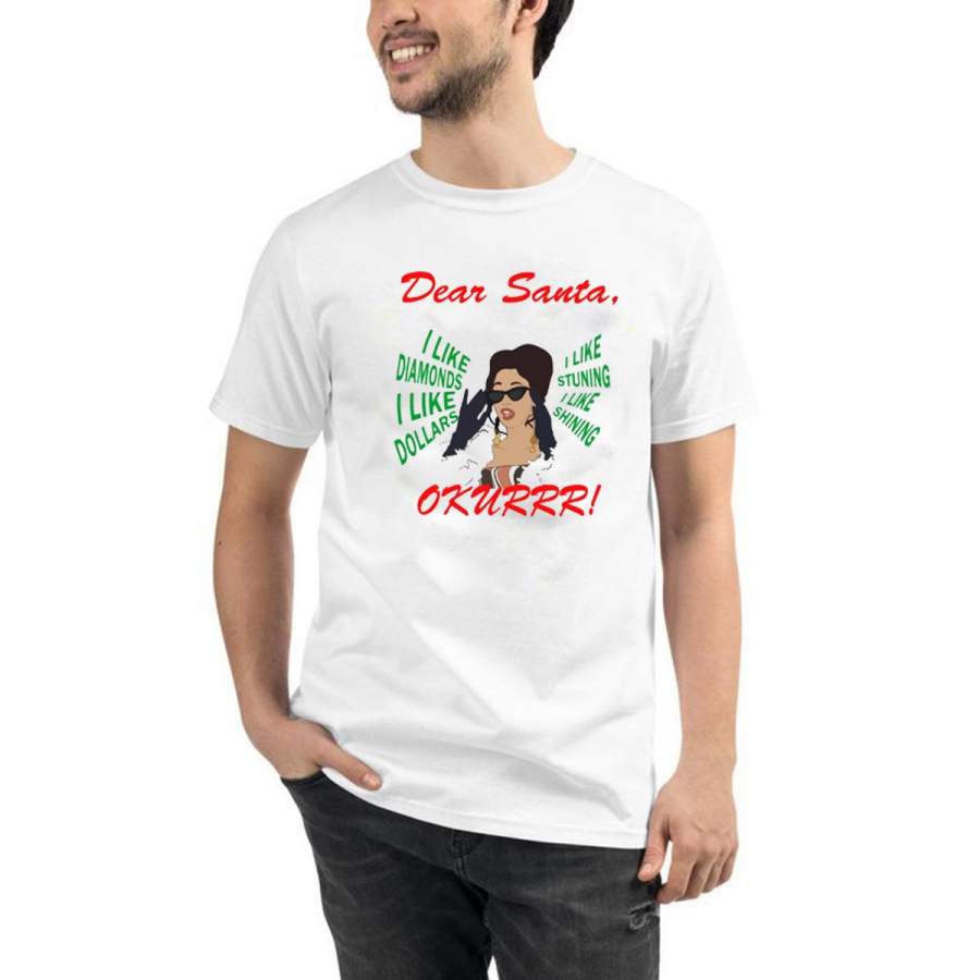 Cardi B Dear Santa I like Diamonds I like Dollars Tee shirt By Vevotee Store