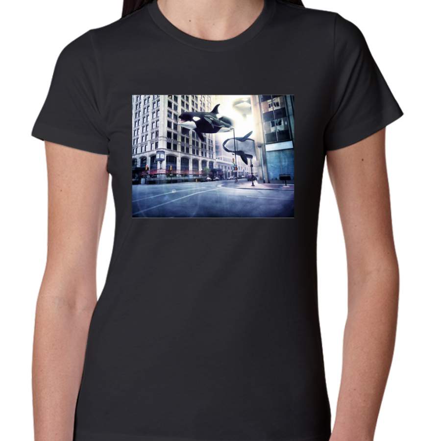 City of whales Women T-Shirt