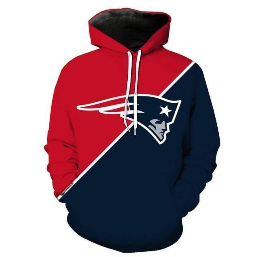 New England Patriots Hoodie 3D Style760 All Over Printed