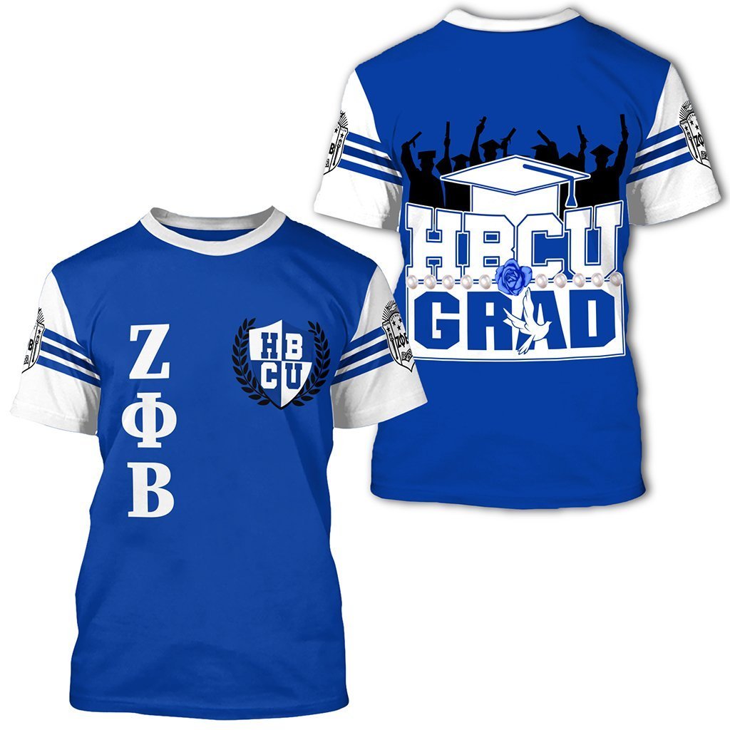 Greeklife T-Shirt – Zeta Phi Beta Hbcu Graduation Greeklife T-Shirt