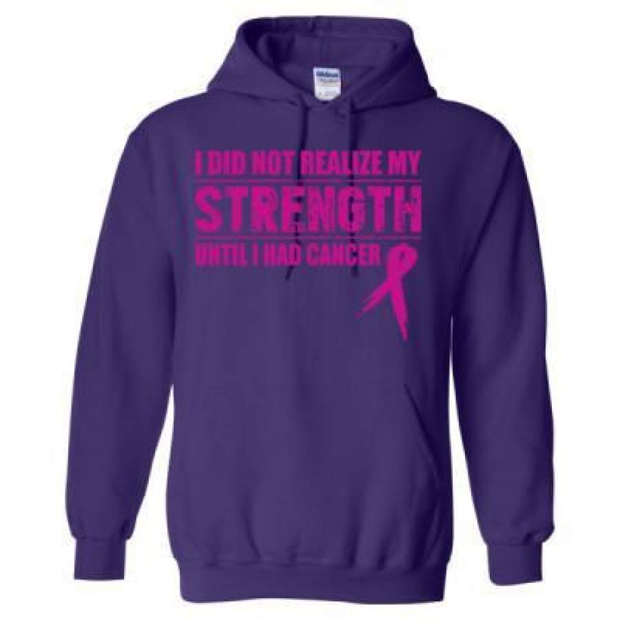 AGR I Did Not Realize My Strength Until I Had Cancer – Heavy Blend™ Hooded Sweatshirt