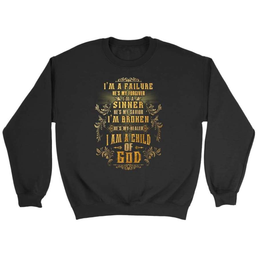 I am a child of God sweatshirt – Christian sweatshirt