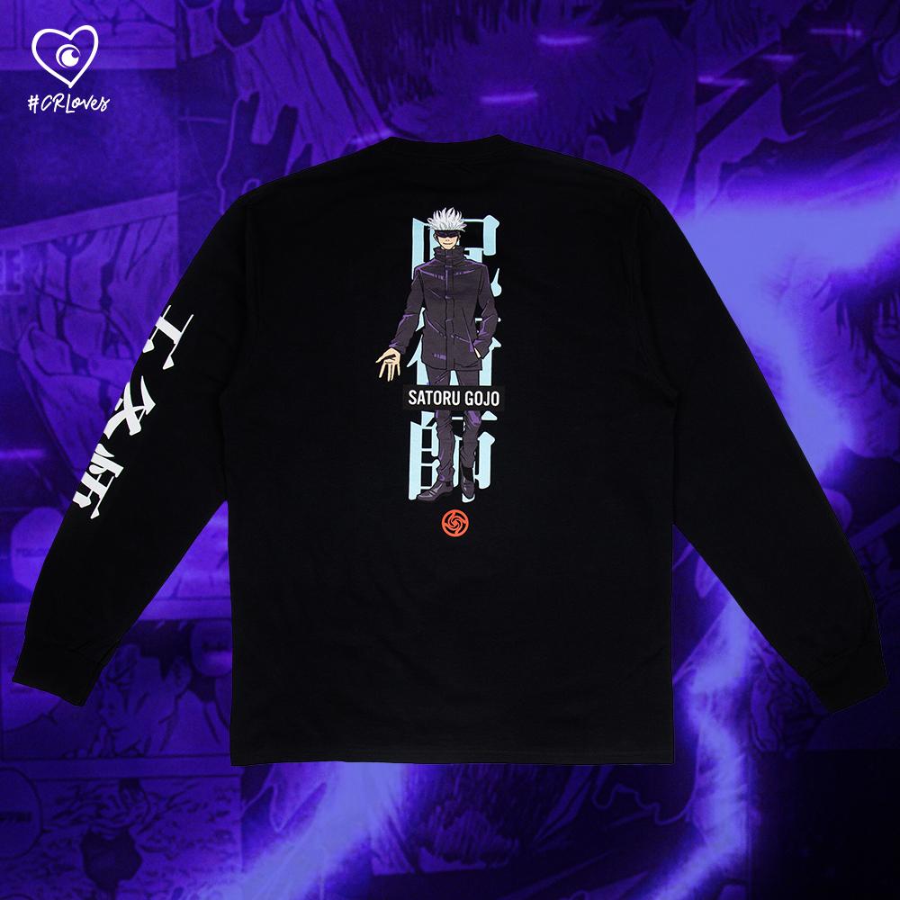 Cr Loves Jujutsu Kaisen – Satoru Gojo Blindfold Long Sleeve