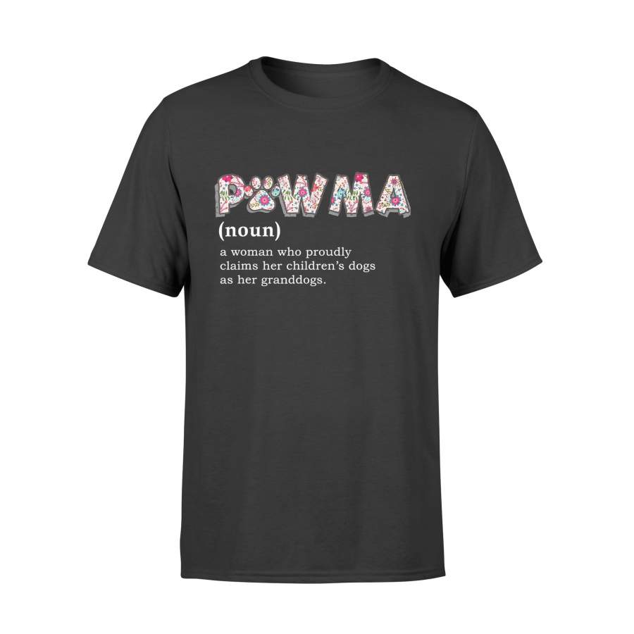 Pawma Definition T-shirt Mama Grandma Aunt Dog Lovers Shirt – Standard T-shirt