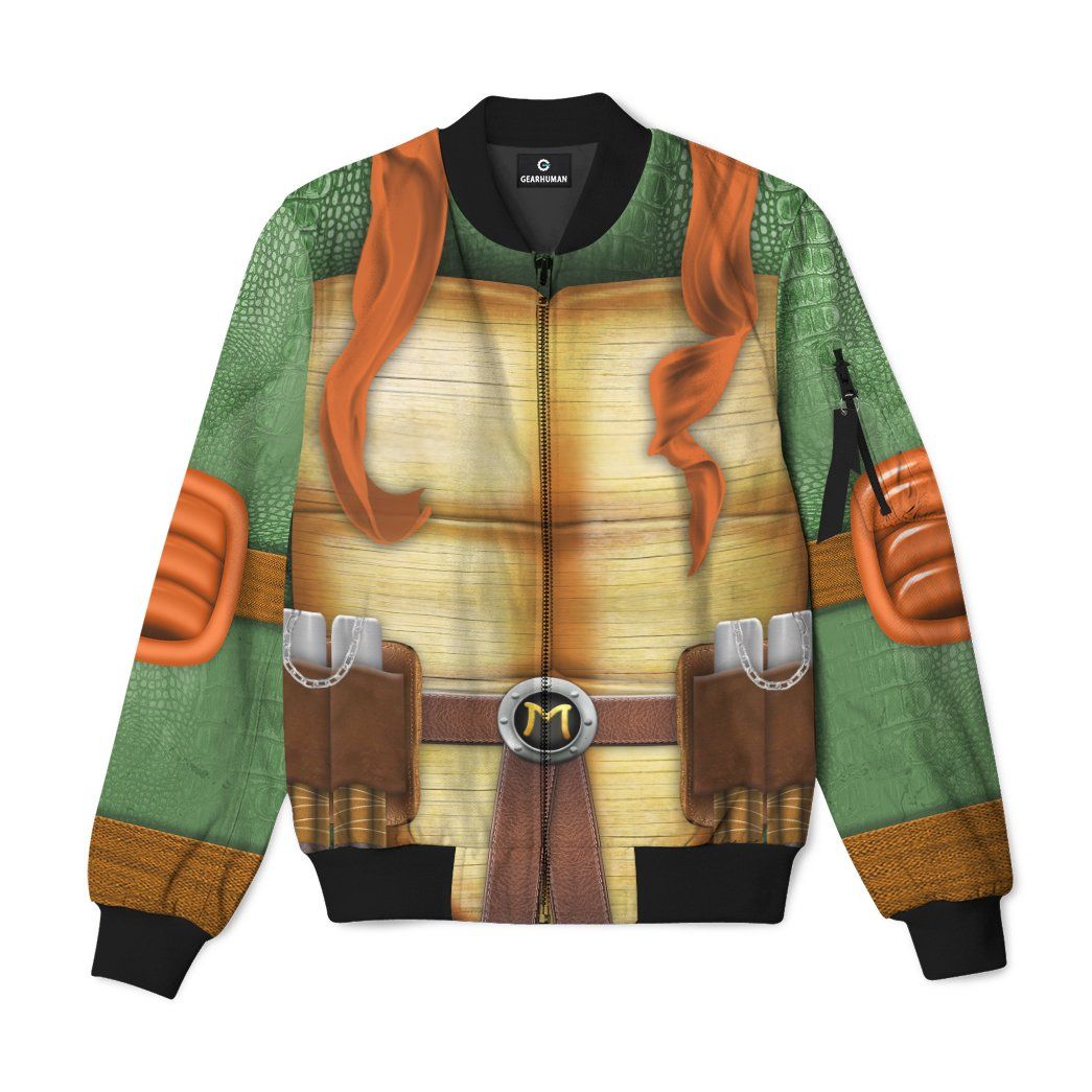 Casespring 3D Michelangelo TMNT Mike Mikey Cosplay Custom Bomber