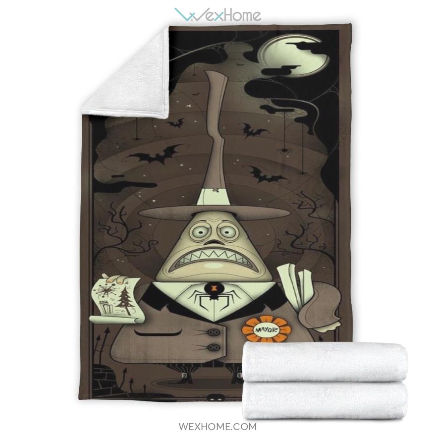 Mayor Nightmare Before Christmas Premium Blanket