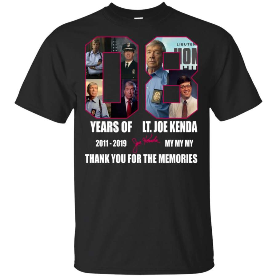 8 Years of LT Joe Kenda thank you for the memories shirt