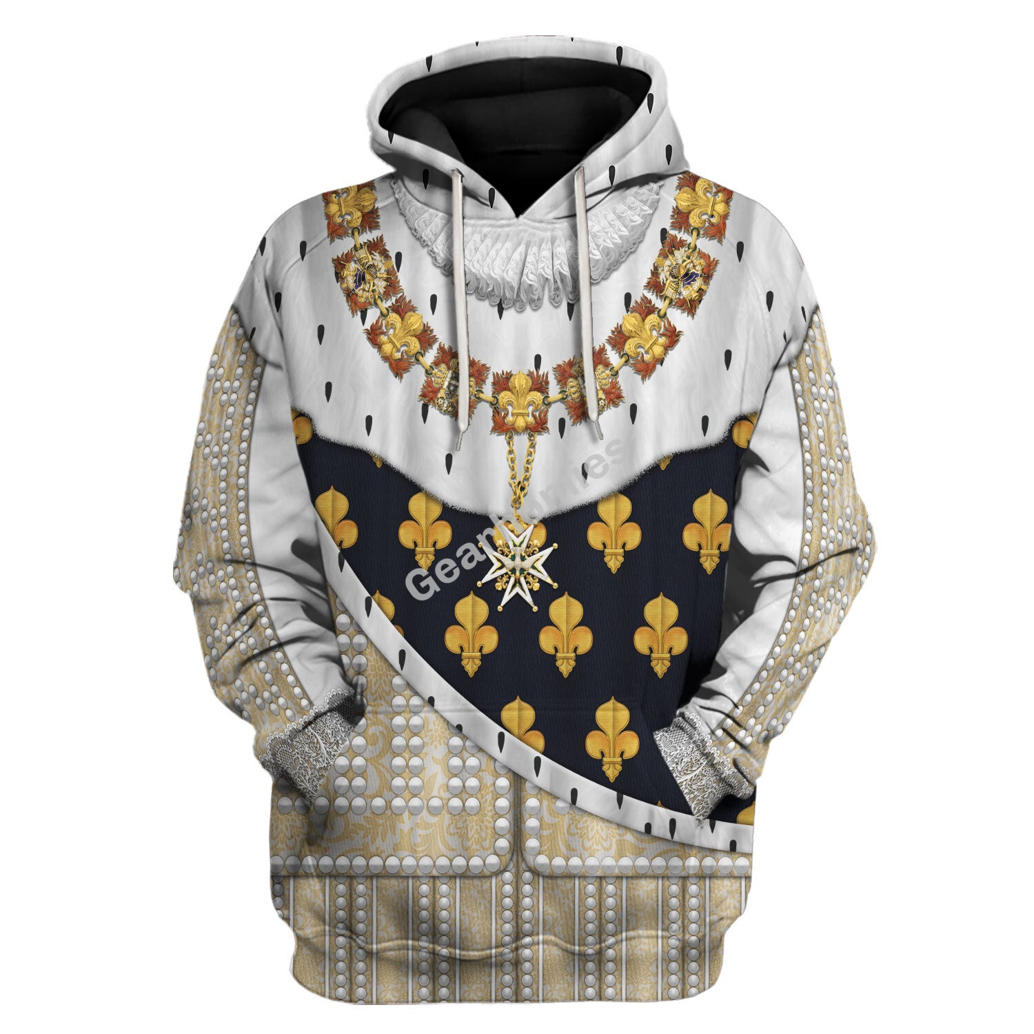 Louis Xiii Roi De France Costume All Over Print Hoodie Sweatshirt T ...