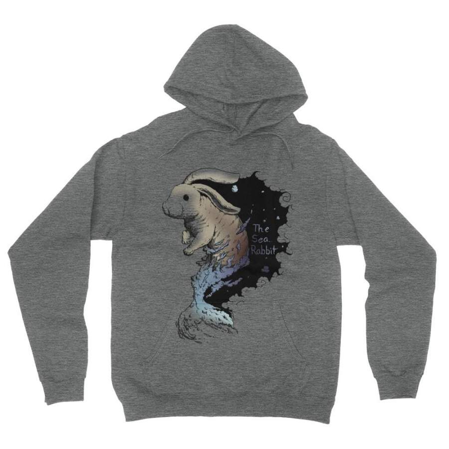 Colored Swirly Sea Rabbit Hoodie