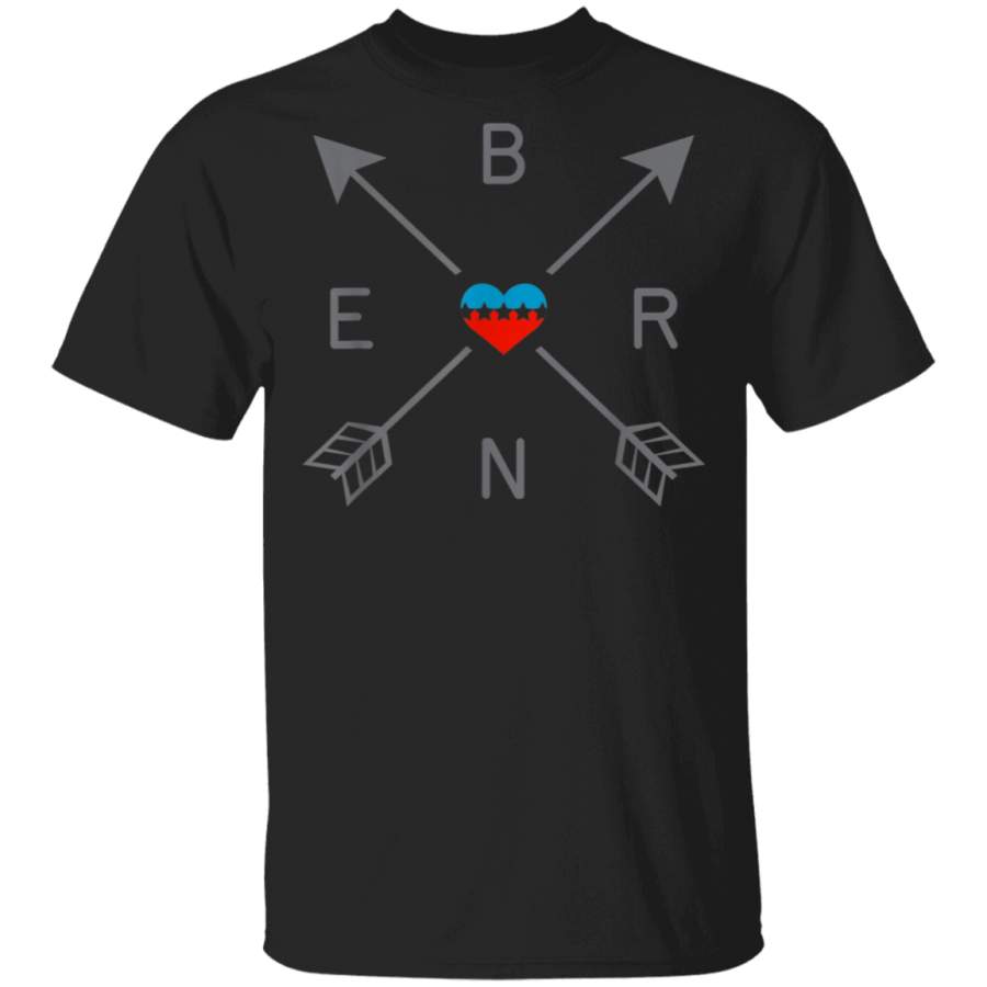 BERN Arrow Letters Bernie Political Election TShirt