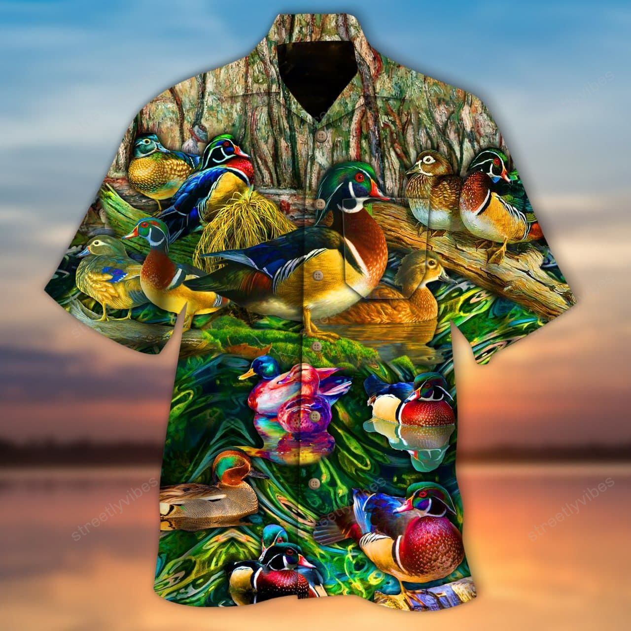 Welcome To The Duck Side Hawaii Shirt Re Ha19045