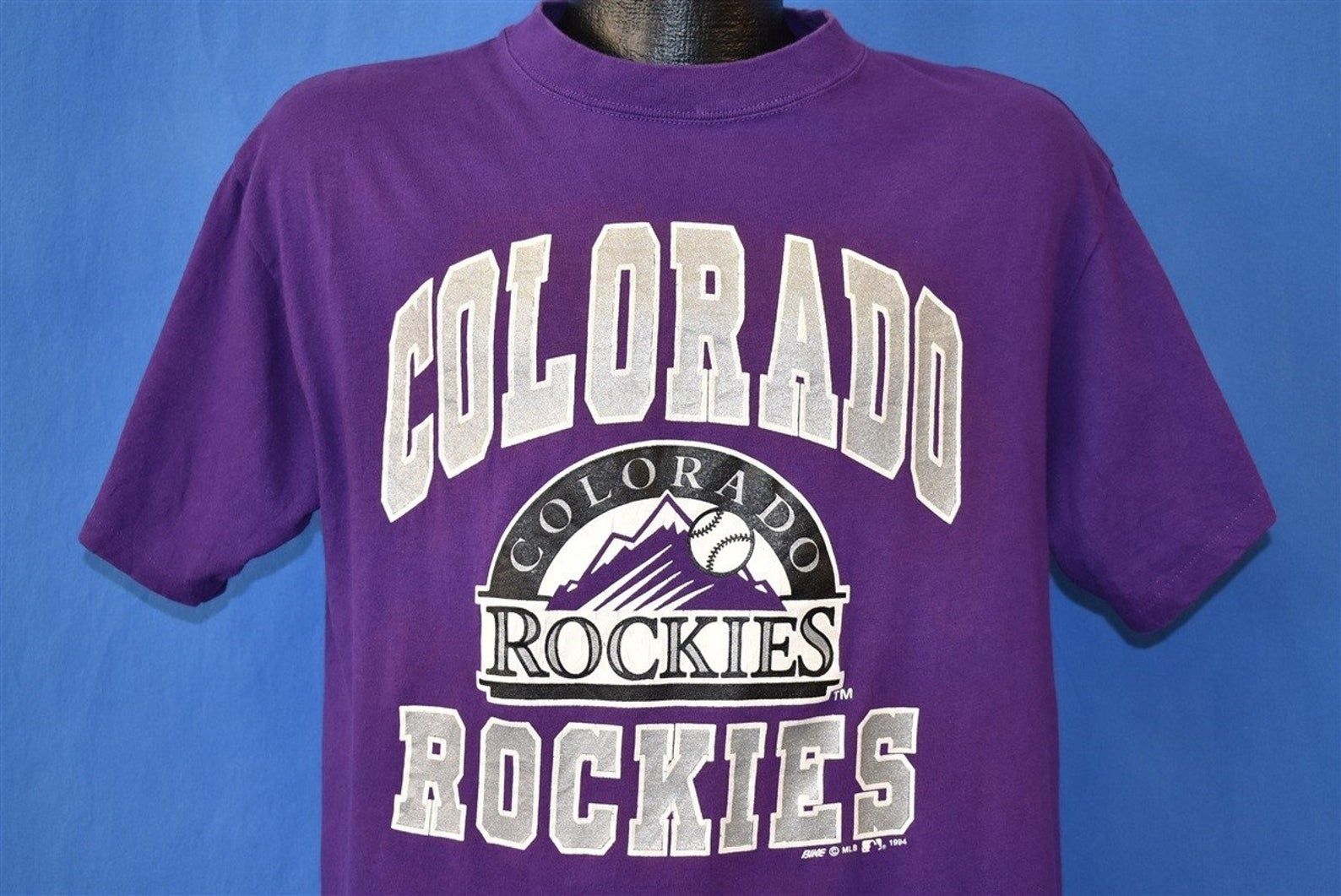 90S Colorado Rockies Logo Major League Baseball T-Shirt