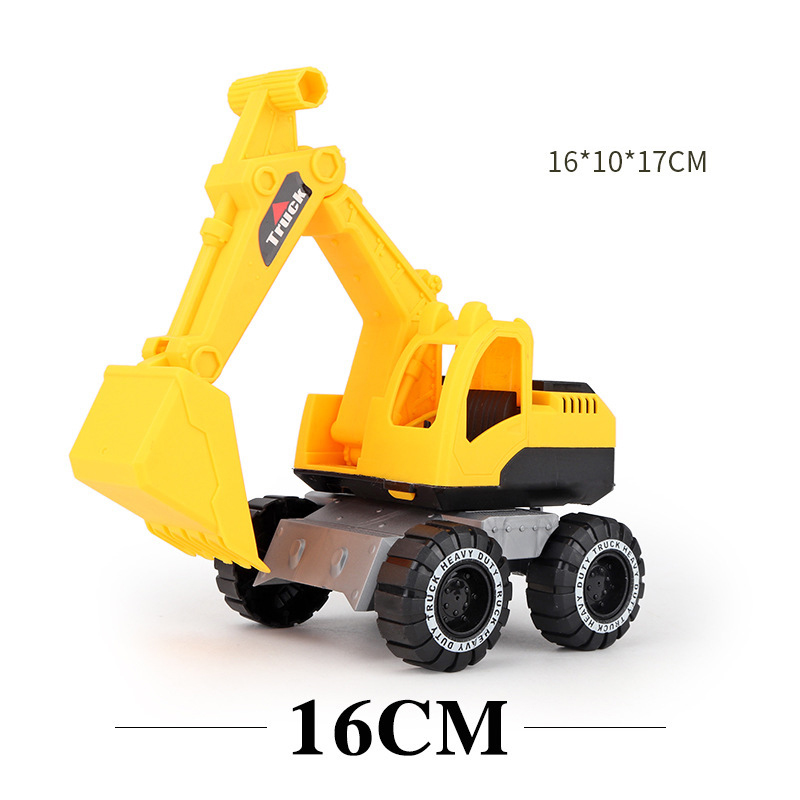 Baby Classic Simulation Engineering Car Toy Excavator Bulldozer Model Tractor Toy Dump Truck Model Car Toy Mini for Kid Boy Gift alx