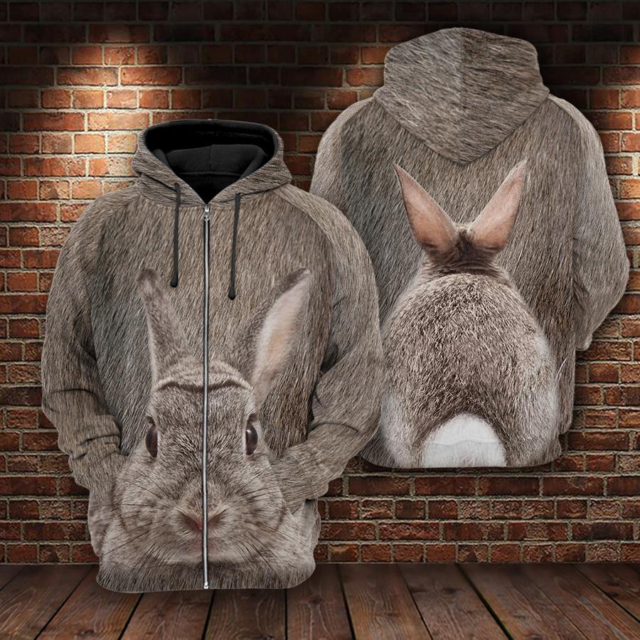 Lovely Rabbit Animal 3D All Over For Rabbit Lovers