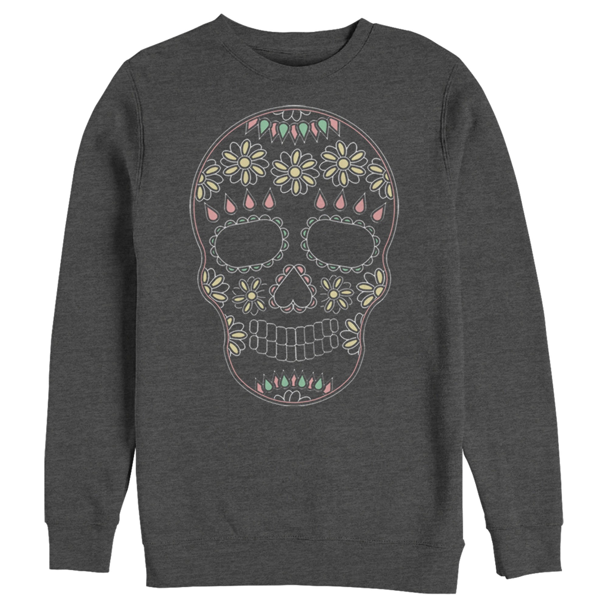 Lost Gods Men’S Halloween Sugar Skull  Sweatshirt