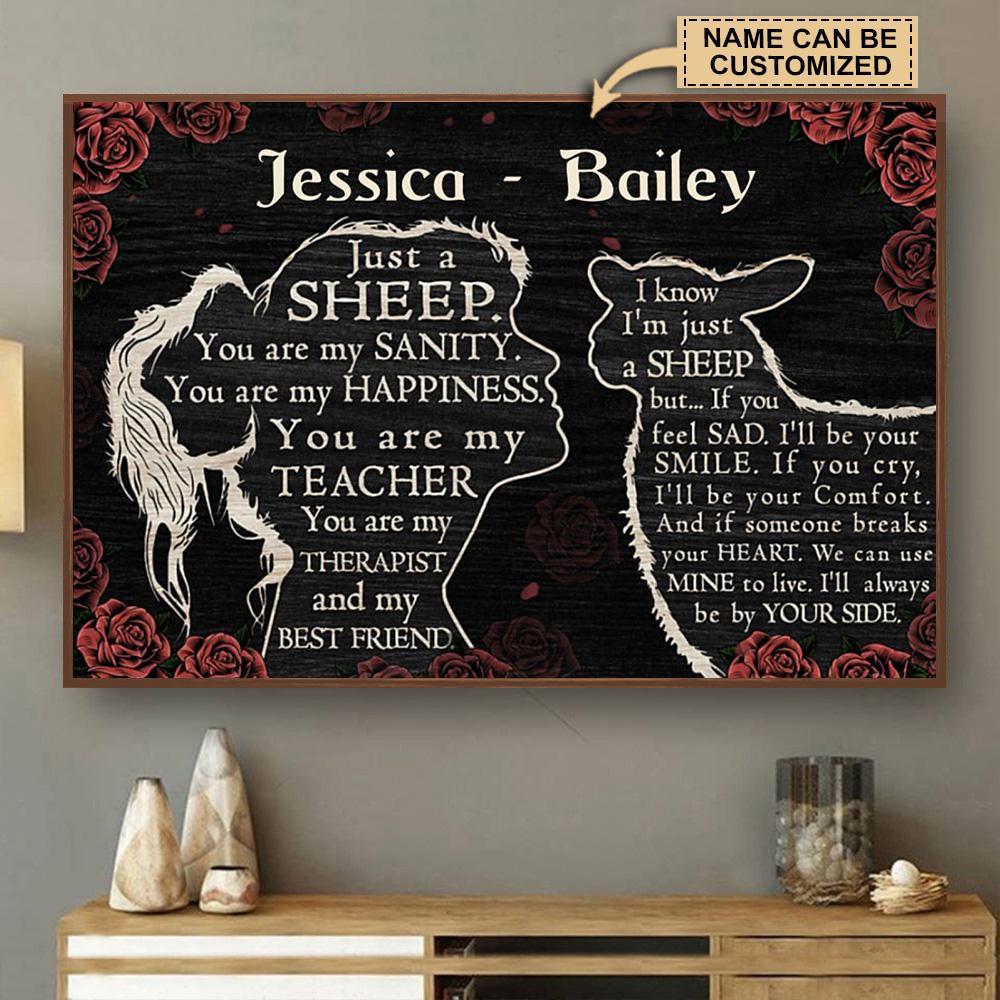 Aeticon Gifts Personalized Sheep You Are Not Just A Canvas Mom Dad Gift Home Decor