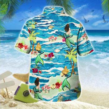 Mermaid On The Beach Hawaii Shirt For Men And Women Ha8021