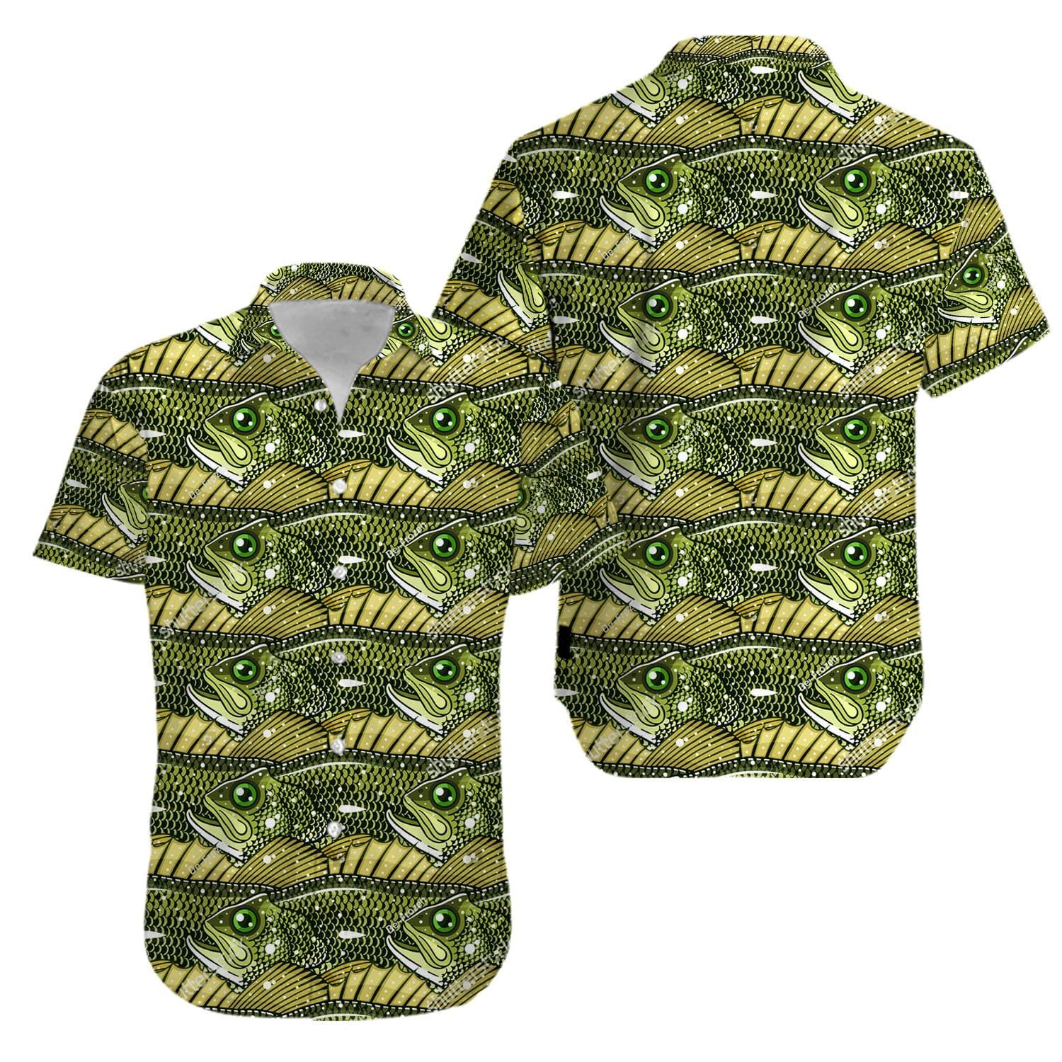 Bass Fishing Hawaiian Shirts #KV