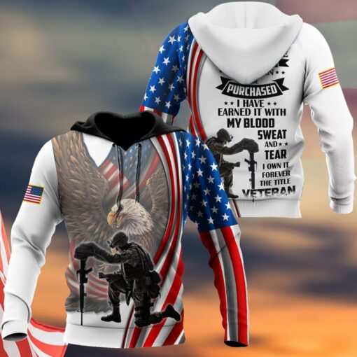 I Own It Forever Veteran Us 3D All Over Print Shirts For Men & Women, Happy Veteran Memorial 3D Shirts, Veteran Day