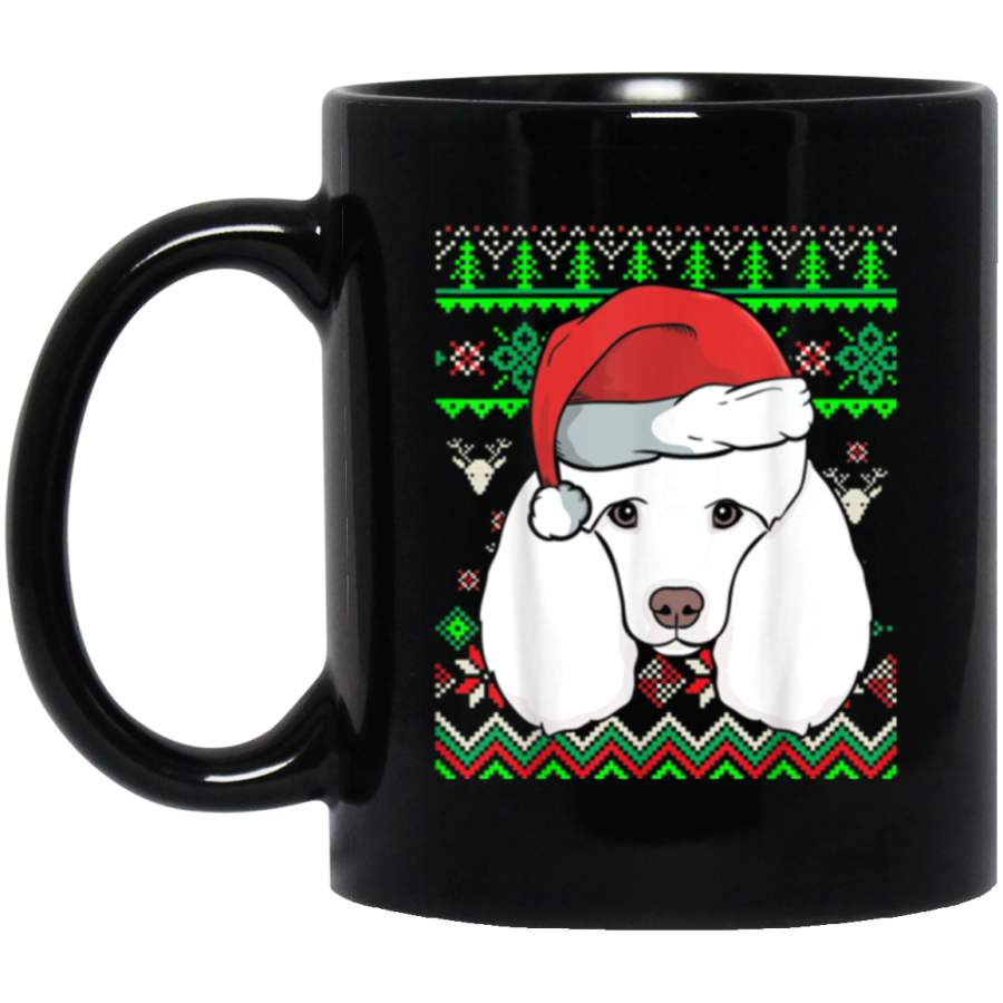 Animal Dog Ugly Christmas Poodle Mug