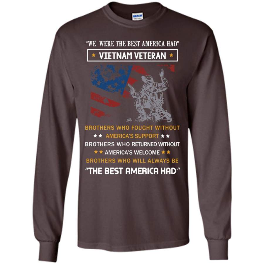 Military T-shirt We Were The Best America Had Vietnam Veteran ...