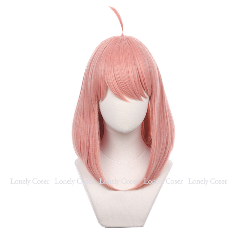 Anime Spy X Family Anya Forger Cosplay Costume Cute Daughter Black Dress Hairpins Socks Pink Wig SPY×FAMILY for Adults Kids alx