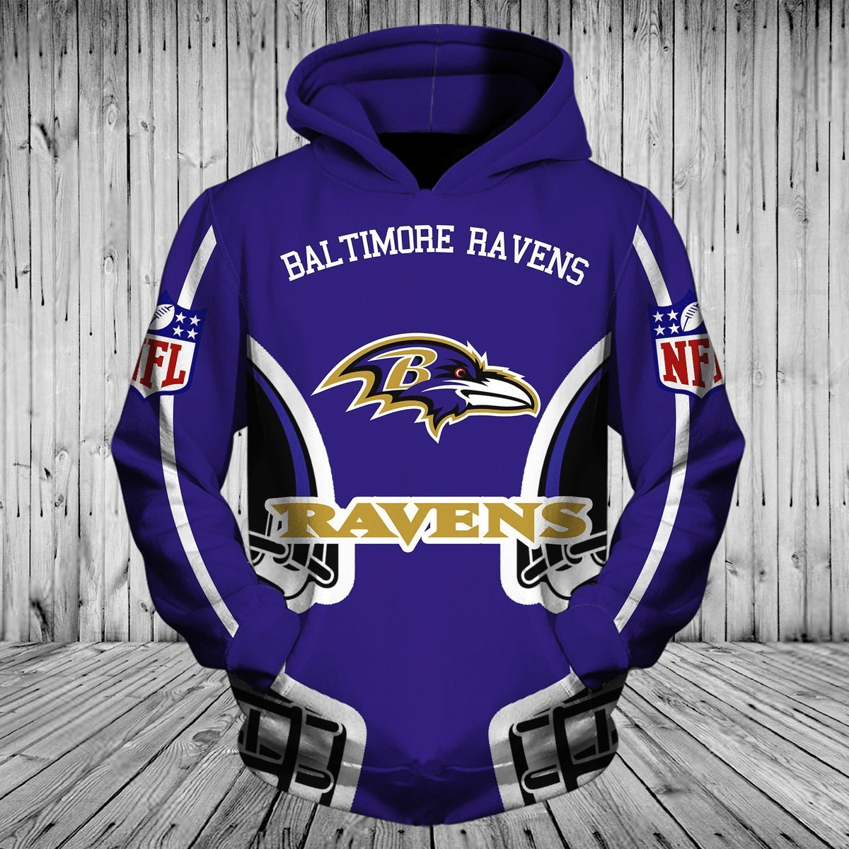 Baltimore Ravens  26 Unisex 3D Hoodie Gift For Fans