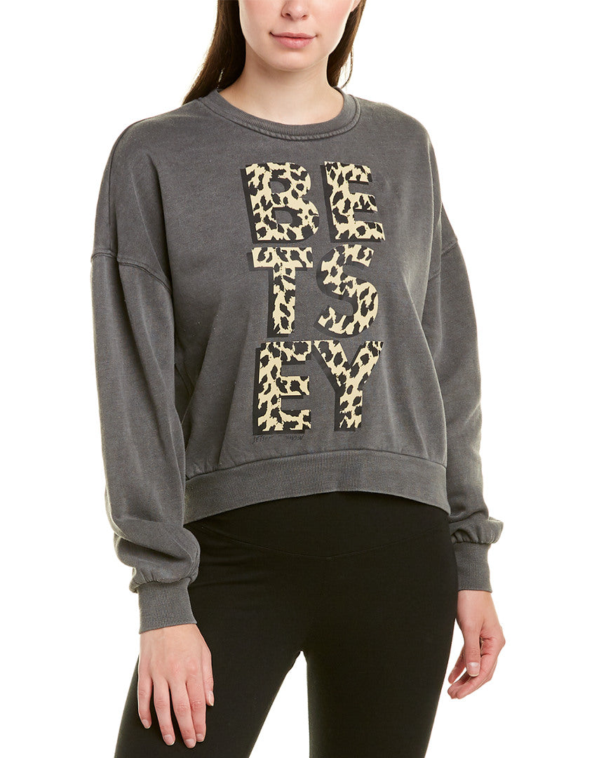 Betsey Johnson Leopard Sweatshirt