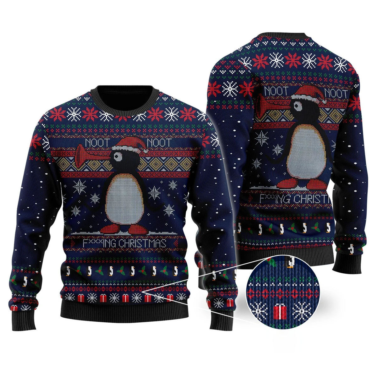 Happy Penguin Ugly Christmas Sweater