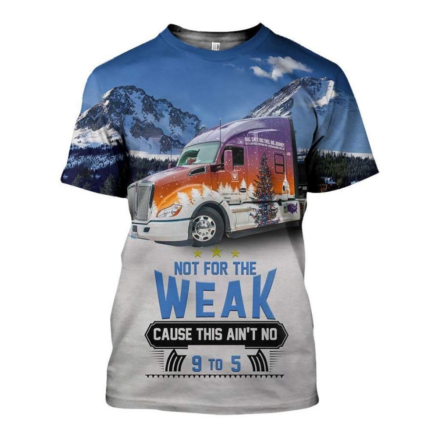 3D All Over Printed Christmas Truck Shirts And Shorts