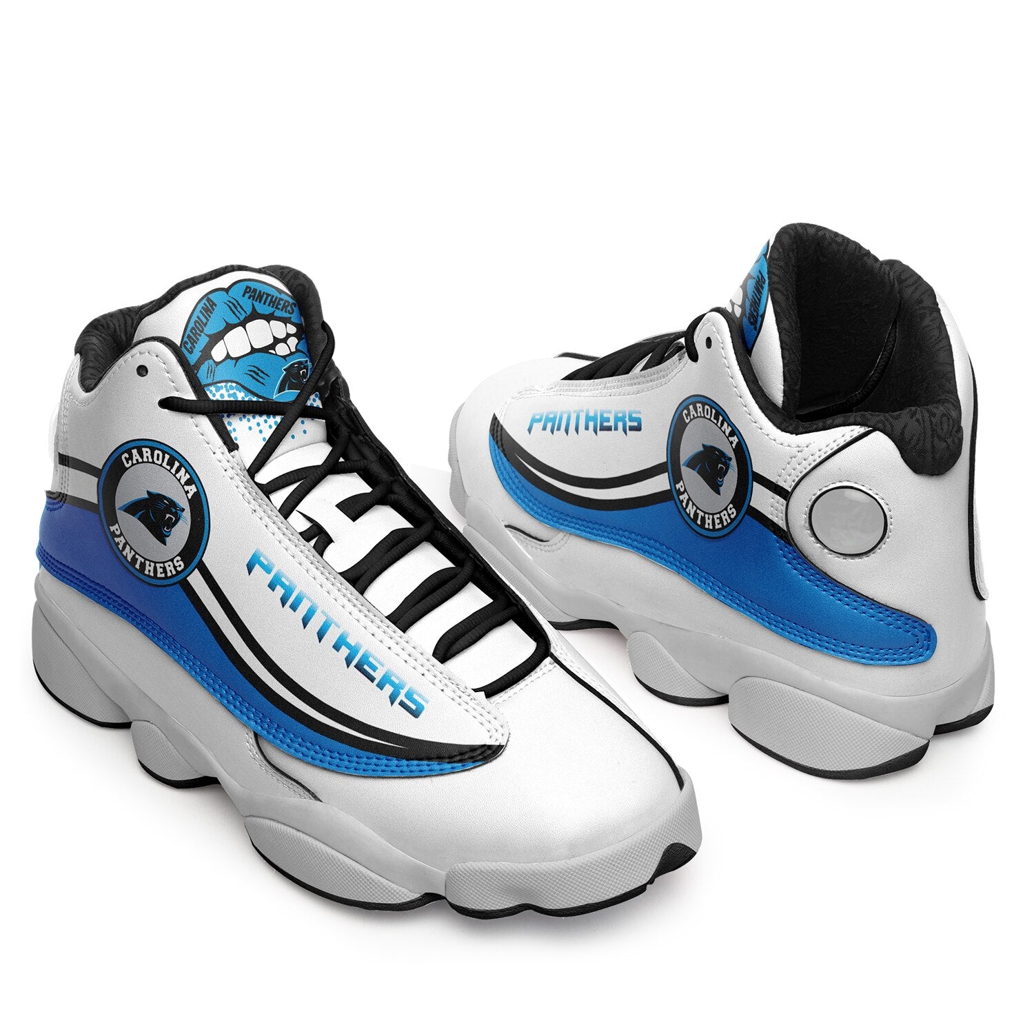 Carolina Panthers Ultra Cool Air Jordon Sneaker Shoes