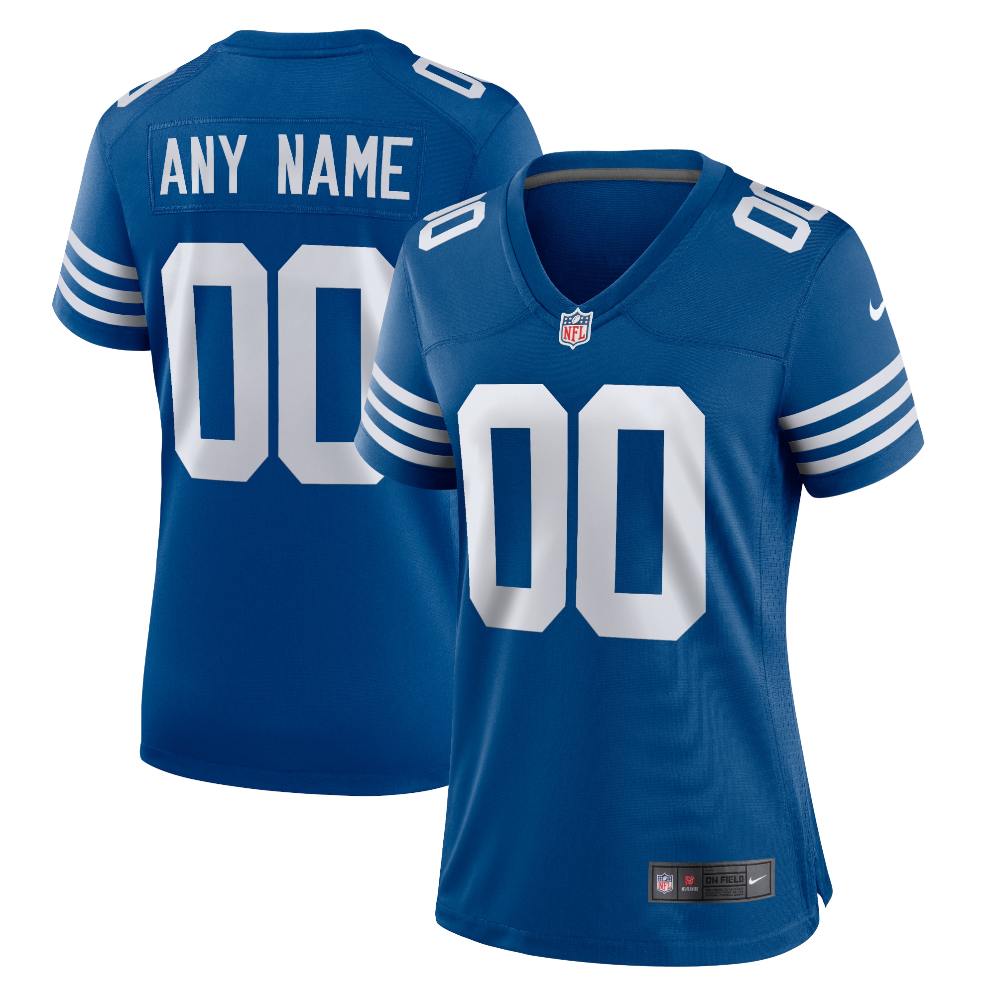 Women’s Indianapolis Colts Royal Alternate Custom Jersey