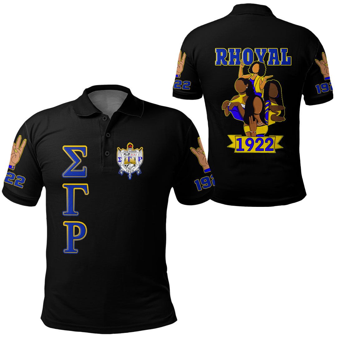 Wonder Print Polo Shirt – Sigma Gamma Rho Sisterhood Polo Shirts