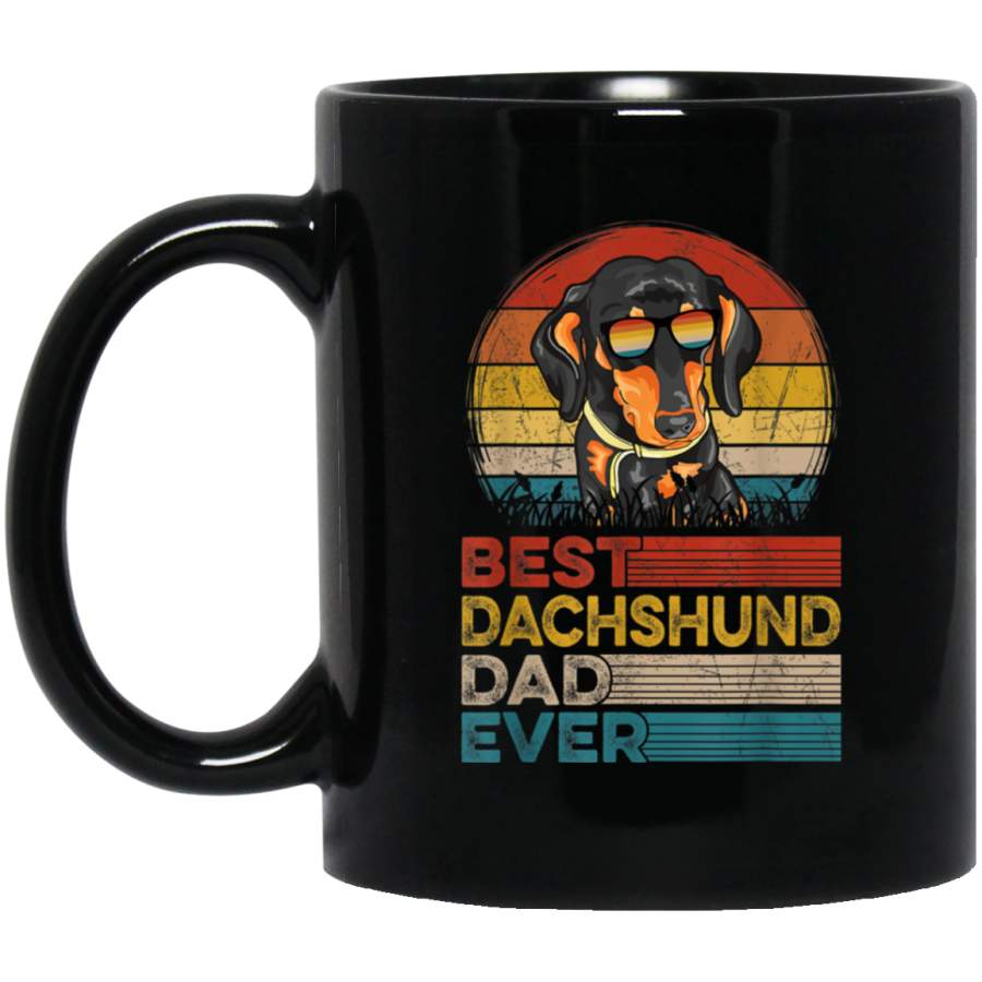 Dog Vintage Best Dachshund Dad Ever Gifts Lover Mug