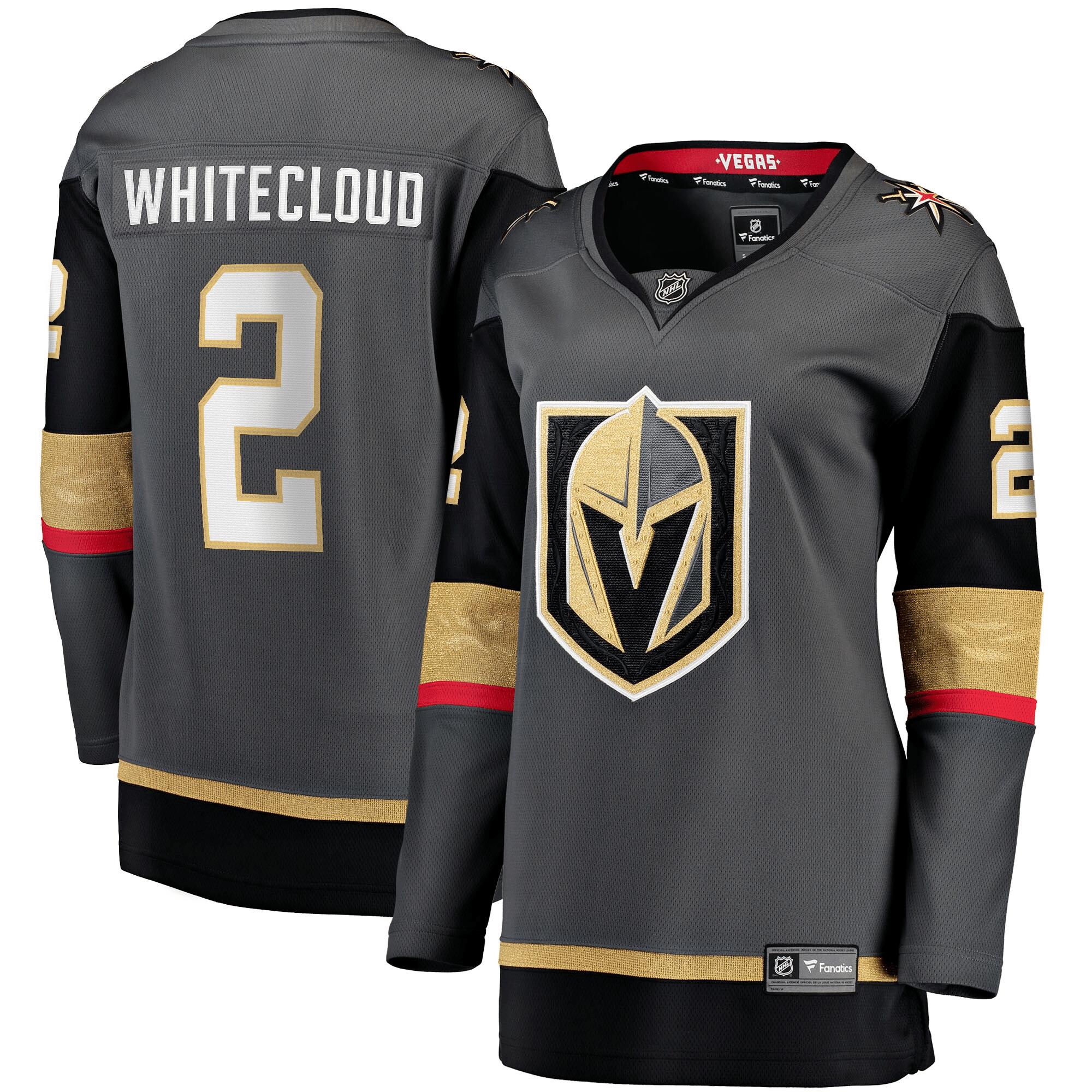 Women’s Zach Whitecloud Black Vegas Golden Knights Home Breakaway Jersey Jersey