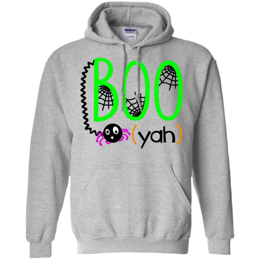 Boo-YAH – Kids Halloween – Kids Halloween – Spider Pullover Hoodie