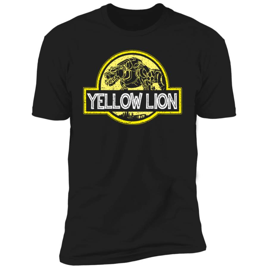 Yellow Lion Men’s Premium T-Shirt