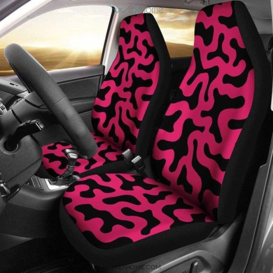 Cow Print Pink Pattern Car Seat Covers – Oralie Shop