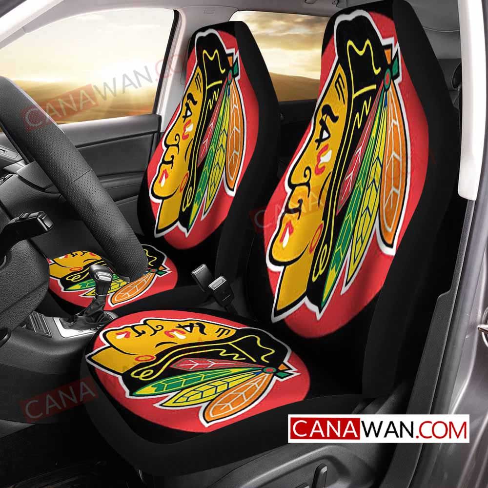 Chicago Blackhawks Style278 3D Customized Personalized Car Seat Cover