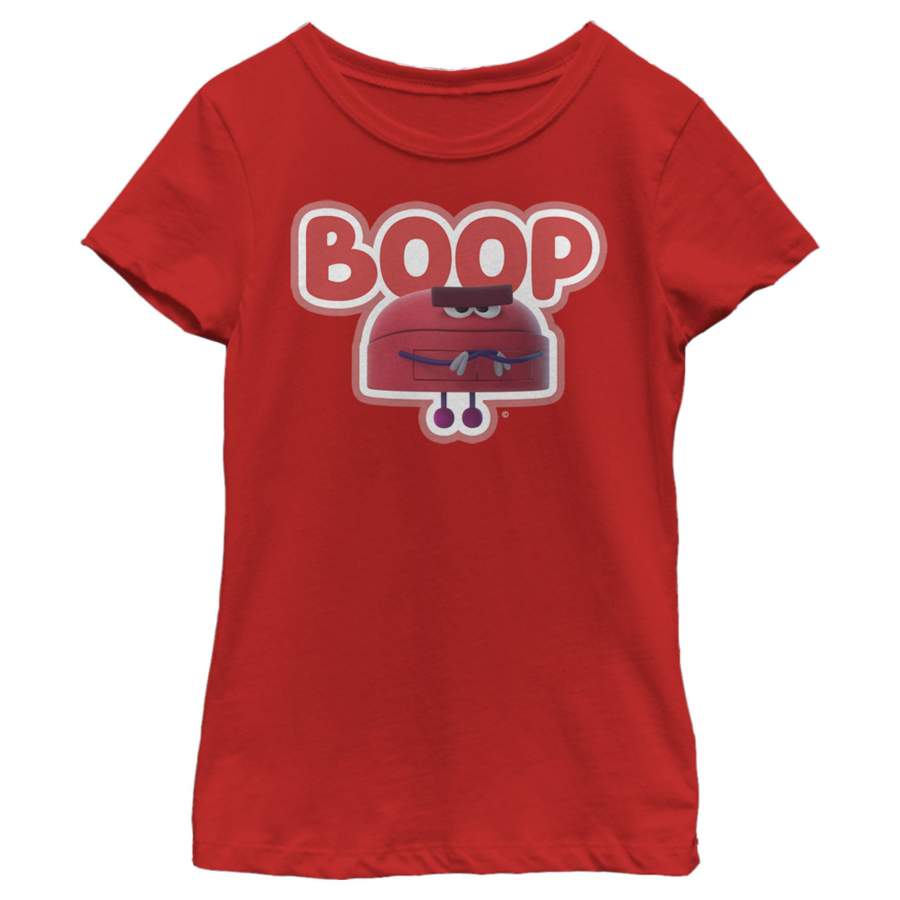 Ask the StoryBots Girl’s Boop Portrait  T Shirt