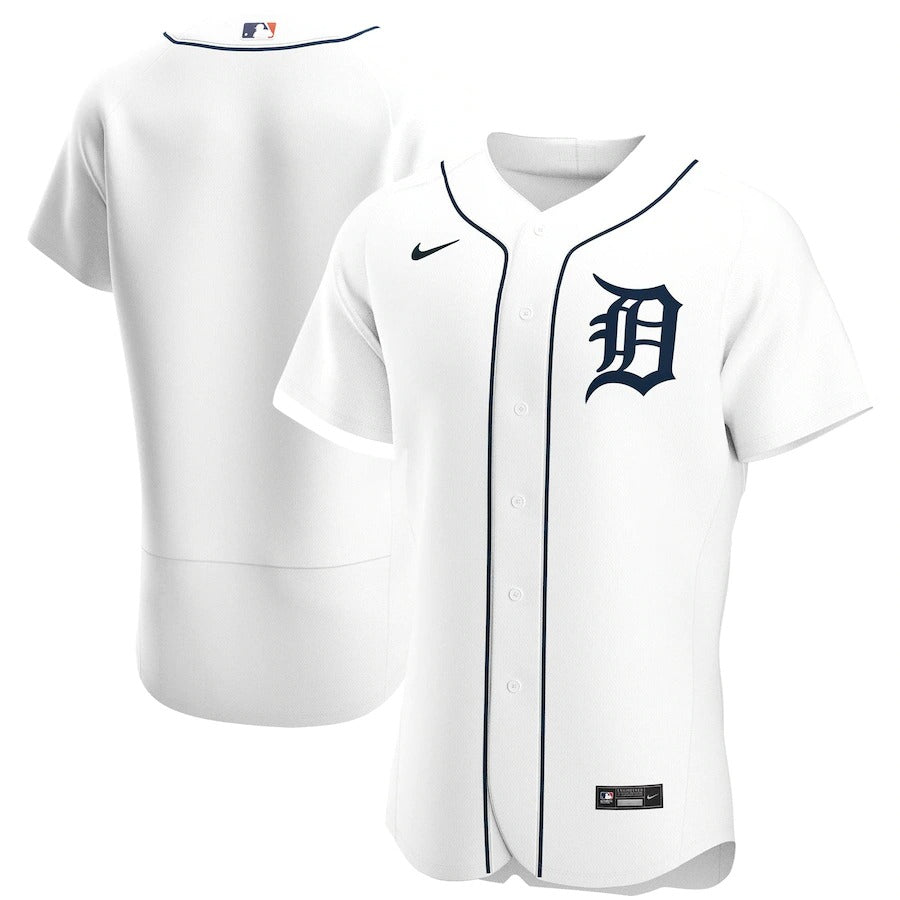 Men’S Detroit Tigers Nike White Home Authentic Team Jersey