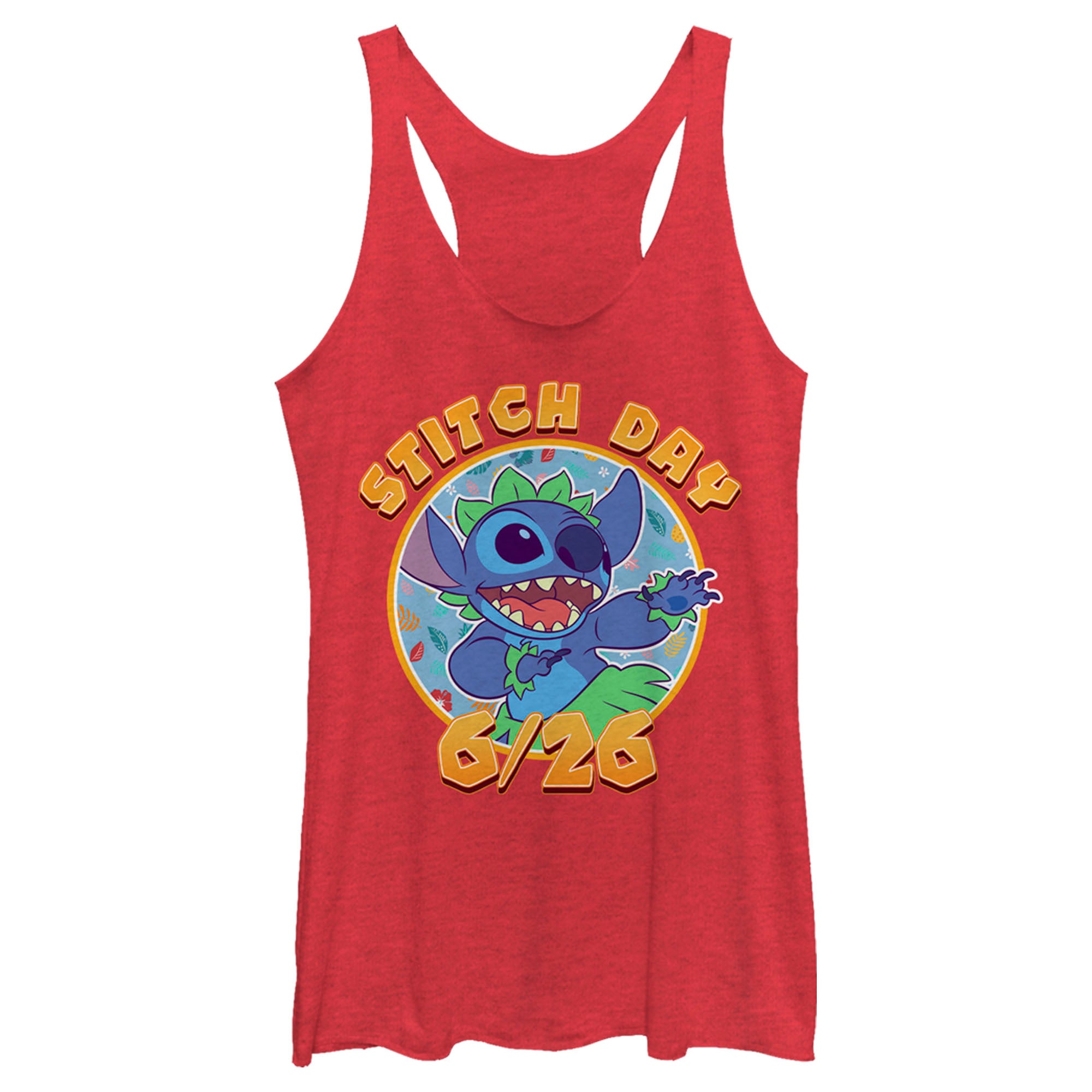 Women’S Lilo & Stitch 626 Anniversary Day Racerback Tank Top